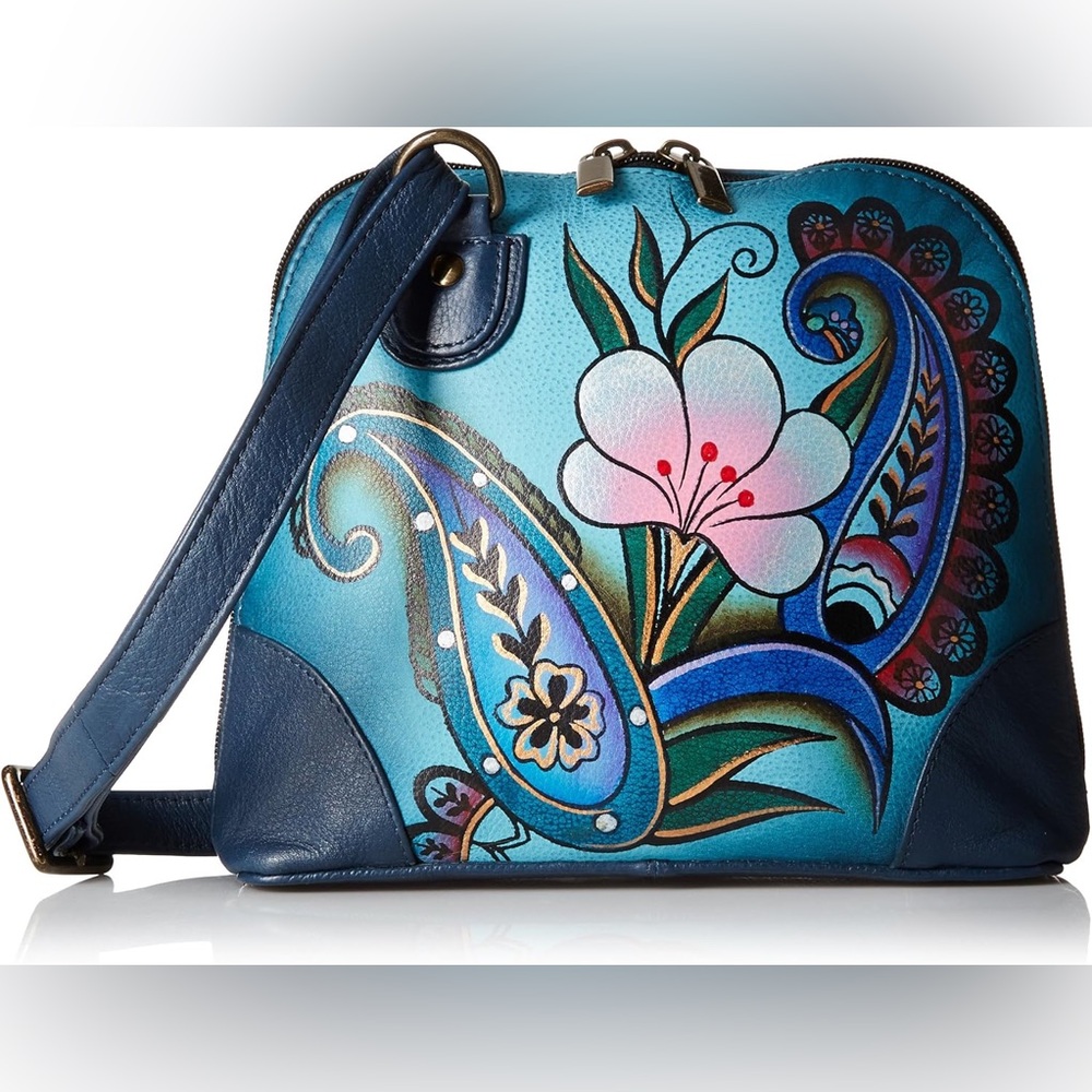 Anna by Anuschka Small Multi Compartment Zip-Arou… - image 1